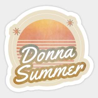 donna sem ll 80s moon Sticker